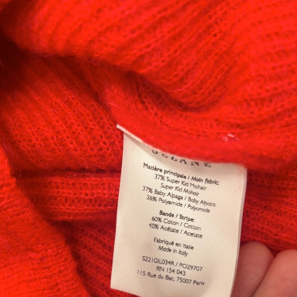 SEZANE-Gaspard Cardigan (Red)-Small - Picture 6 of 9